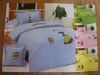 100% cotton lovely printed bedding set 3pcs/4pcs