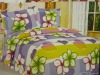 100% cotton lovely printed bedding set 3pcs/4pcs