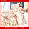 100% cotton luxury printed embroidery 4pcs quilt set