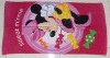 100% cotton mickey reactive velour printed beach towel