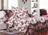 100% cotton microfiber peach skin printed home textile bedding sets