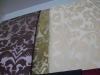 100% cotton off white/purple/light golden jacquard hotel table cloth