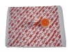 100%cotton orange shape compressed towels terry towel designs