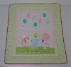 100% cotton patchwork baby quilt high quality