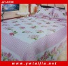 100%cotton patchwork in border and reactive dye printing 3pcs bedding set