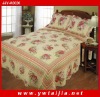 100%cotton patchwork in border and reactive dye printing 3pcs bedding set