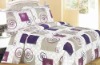 100% cotton peach printed bedding sets