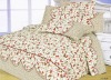 100% cotton peach printed home textile bedding sets