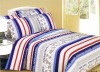 100% cotton peach printed textile bedding sets