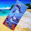 100% cotton personalized printed beach towel