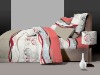 100%cotton pigment printed bedding set