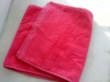 100% cotton pink velour hand towel