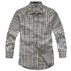 100%cotton plaid fabric for man's shirt