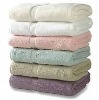 100% cotton plain color soft hand towel