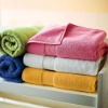 100% cotton plain dyed bath towel
