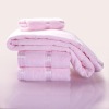 100%cotton plain dyed dobby bath towel