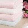 100% cotton plain dyed face towel