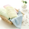 100% cotton plain dyed face towel