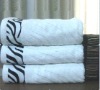 100% cotton plain dyed jacquard bath towel