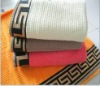 100% cotton plain dyed jacquard bath towel