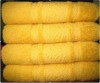 100% cotton plain dyed jacquard bath towel