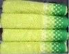 100% cotton plain dyed jacquard bath towel