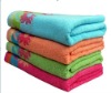 100% cotton plain dyed jacquard bath towel