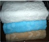 100% cotton plain dyed jacquard bath towel