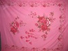 100% cotton plain dyed printed bed sheet