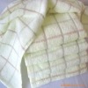 100% cotton plain dyed tartan design the towel