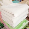 100%cotton plain-dyed terry bath towel