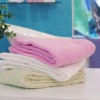 100% cotton plain dyed terry face towel