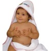 100% cotton plain embroidery baby hooded towel