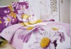 100% cotton plain printed duvet cover set