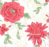 100% cotton plain printed printed floral fabric