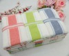 100% cotton plain strip face towel