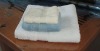 100%cotton plain terry satin bath towel set