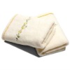 100% cotton plain towel with embroidery