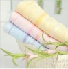 100% cotton plain towel with solid color
