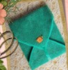 100%cotton plain weave green tea towel