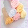 100%cotton plain weave pure colour terry face towel