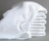 100% cotton plain white hotel towel