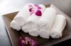 100% cotton plain white hotel towel