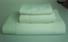 100%cotton plain white hotel towel sets