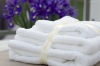 100% cotton plain white towel set