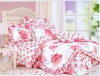 100% cotton print bed sheet sets