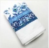 100% cotton print face towel