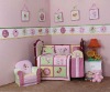 100% cotton printed baby crib bedding set