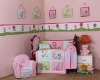 100% cotton printed baby crib bedding set