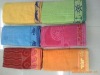 100 cotton printed bath towels